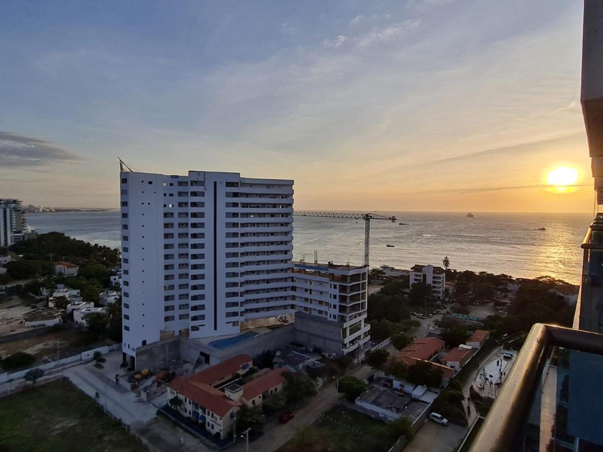 Samaria Club: Beachfront Apartment with Private Beach Access Santa Marta  Exterior photo