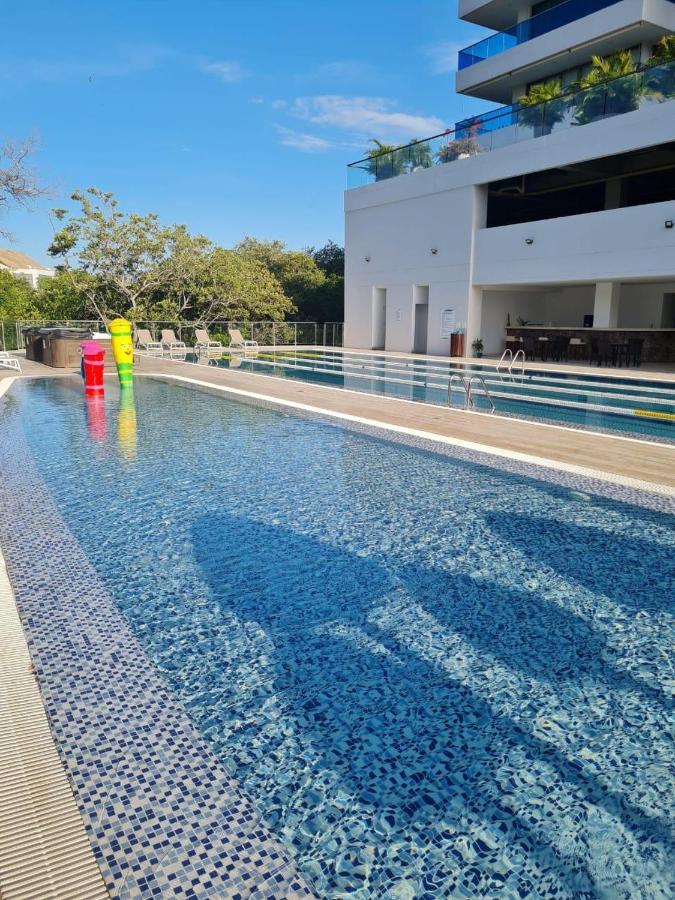 Samaria Club: Beachfront Apartment with Private Beach Access Santa Marta  Exterior photo