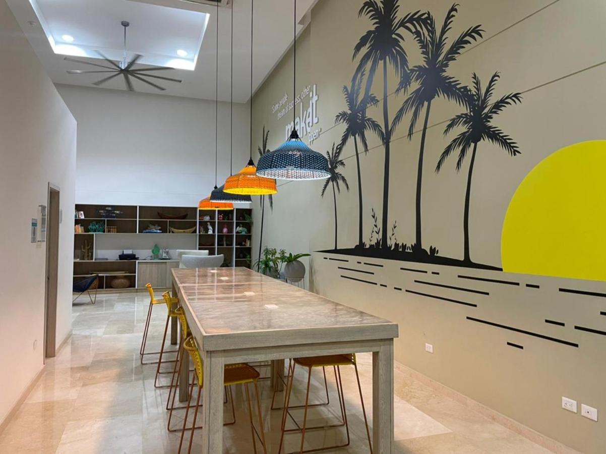 Samaria Club: Beachfront Apartment with Private Beach Access Santa Marta  Exterior photo