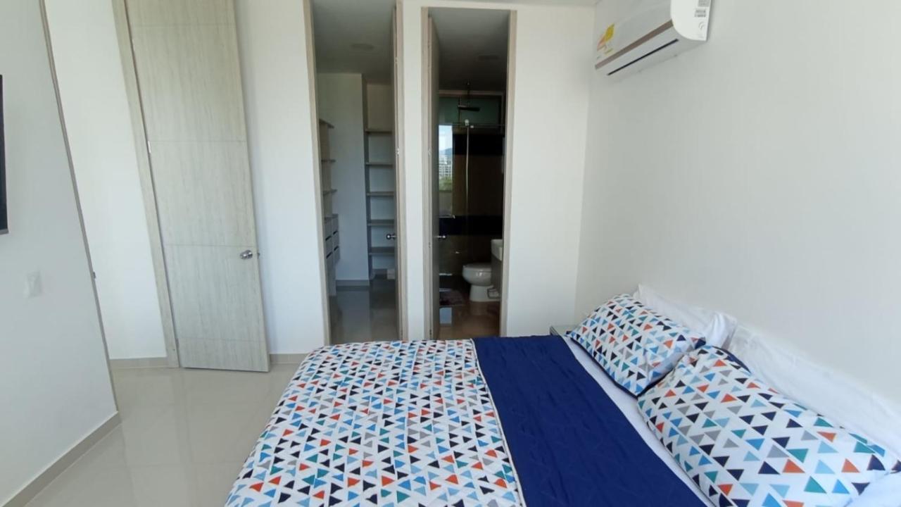 Samaria Club: Beachfront Apartment with Private Beach Access Santa Marta  Exterior photo